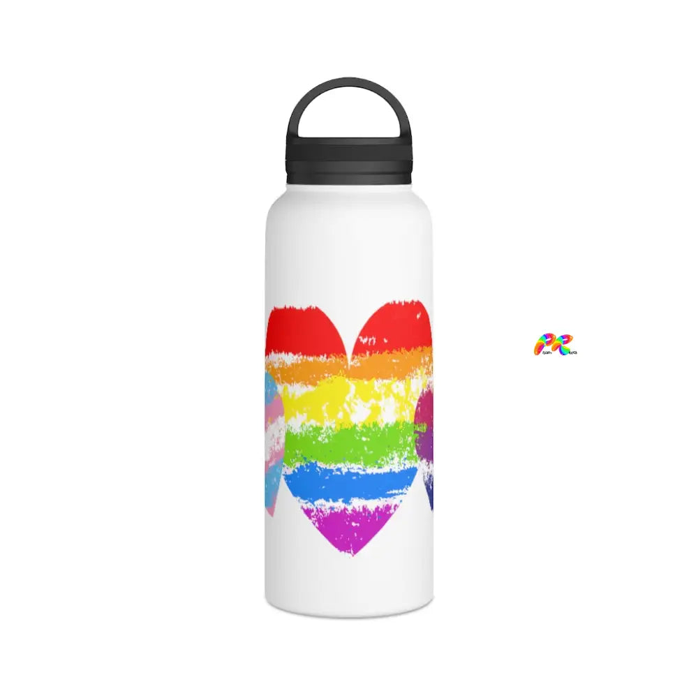 Pride Stainless Steel Water Bottle, Handle Lid