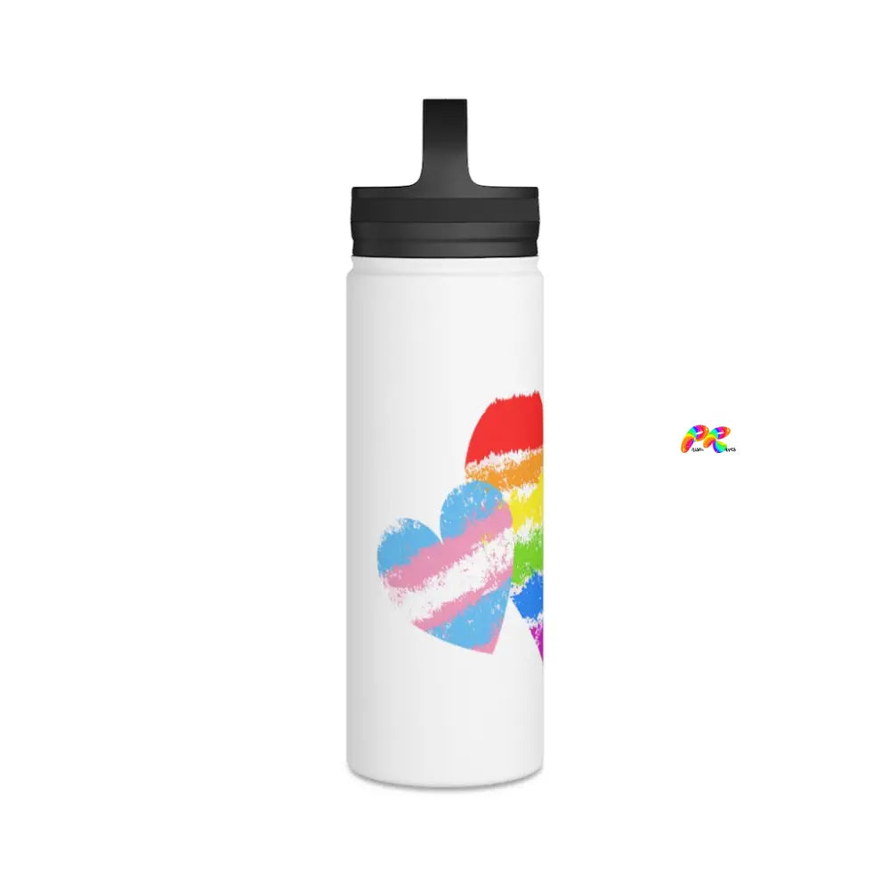 Pride Stainless Steel Water Bottle, Handle Lid