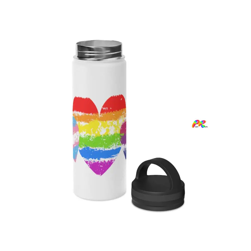 Pride Stainless Steel Water Bottle, Handle Lid