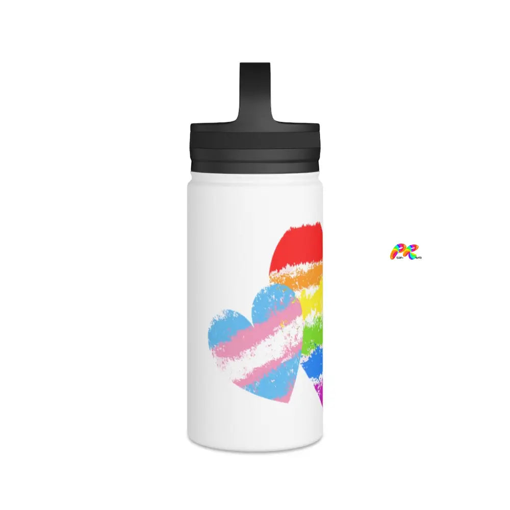 Pride Stainless Steel Water Bottle, Handle Lid