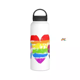 Pride Stainless Steel Water Bottle, Handle Lid