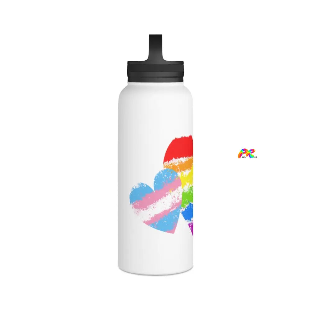 Pride Stainless Steel Water Bottle, Handle Lid