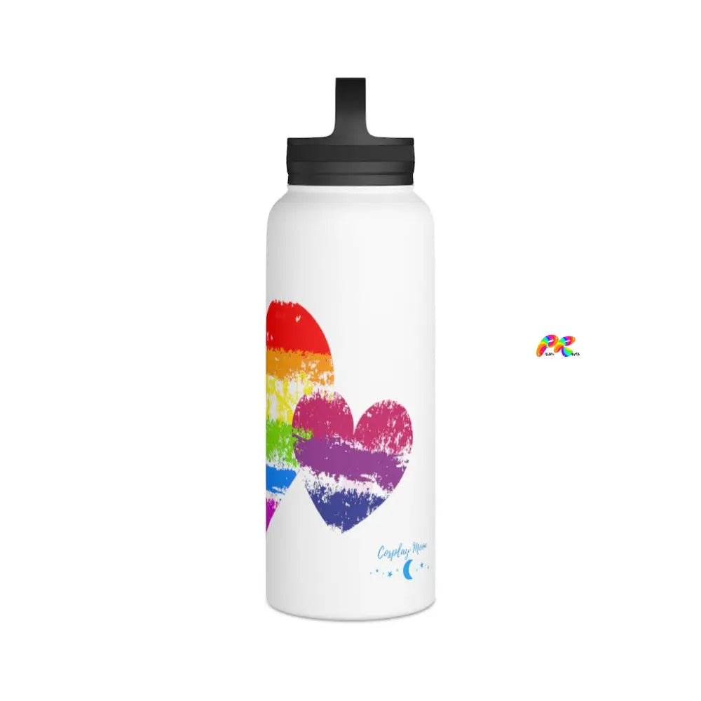 Pride Stainless Steel Water Bottle, Handle Lid