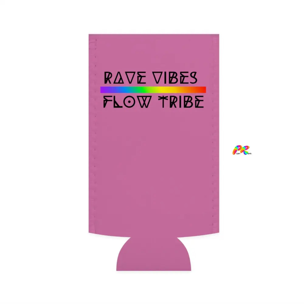 Rave Vibes Flow Tribe Slim Can Cooler