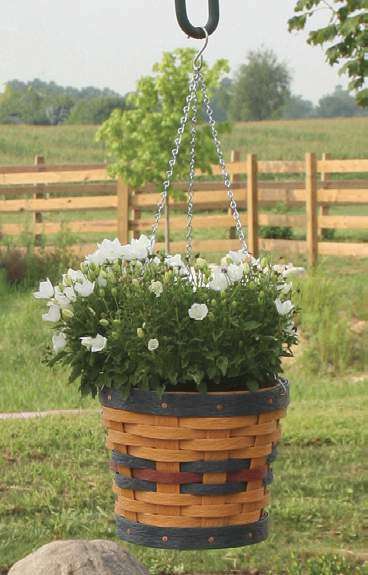 Round Hanging Basket 8 Made in USA by Krasco #802