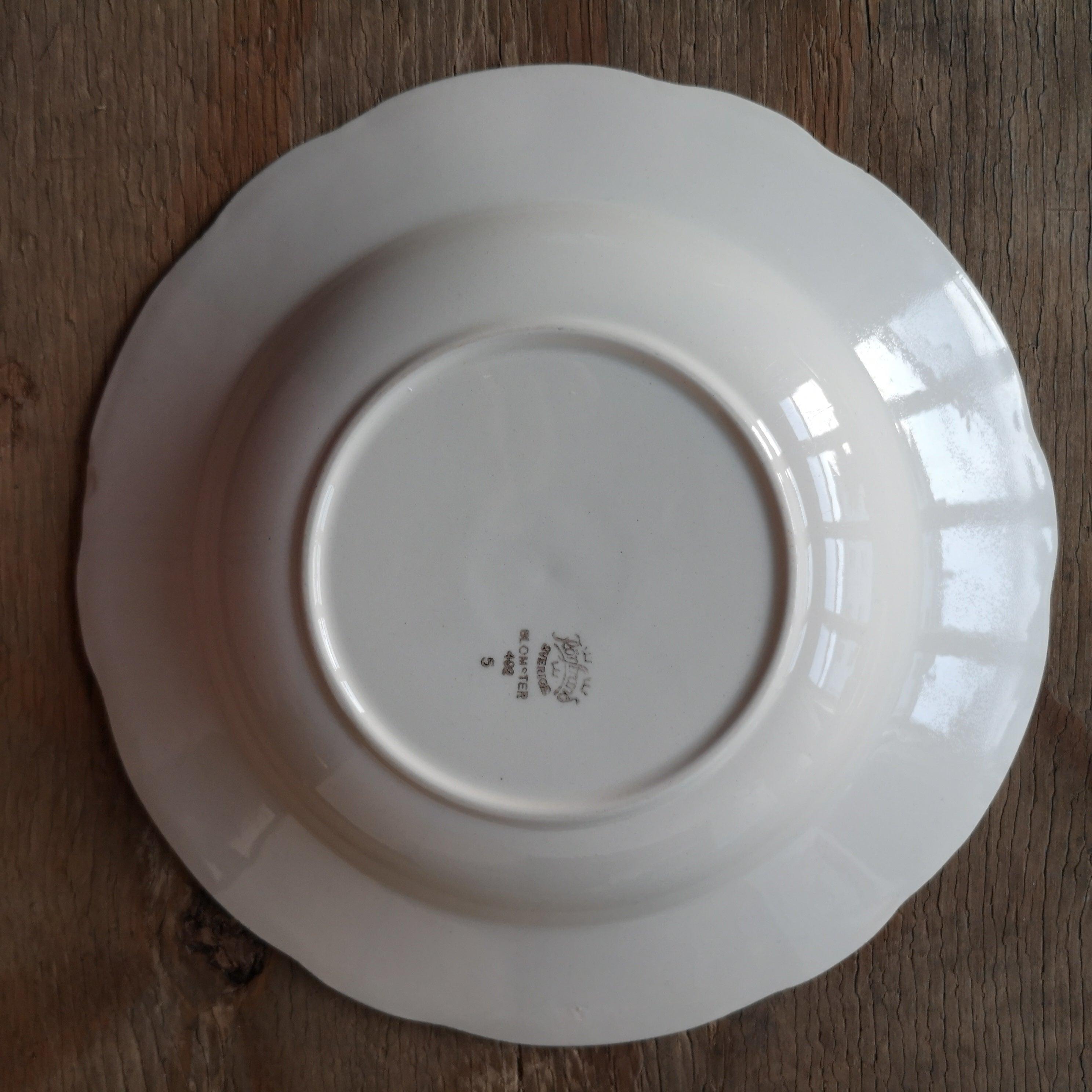 Rrstrand | Vintage plate ロールストランド Blomster ヴィンテージ深皿3