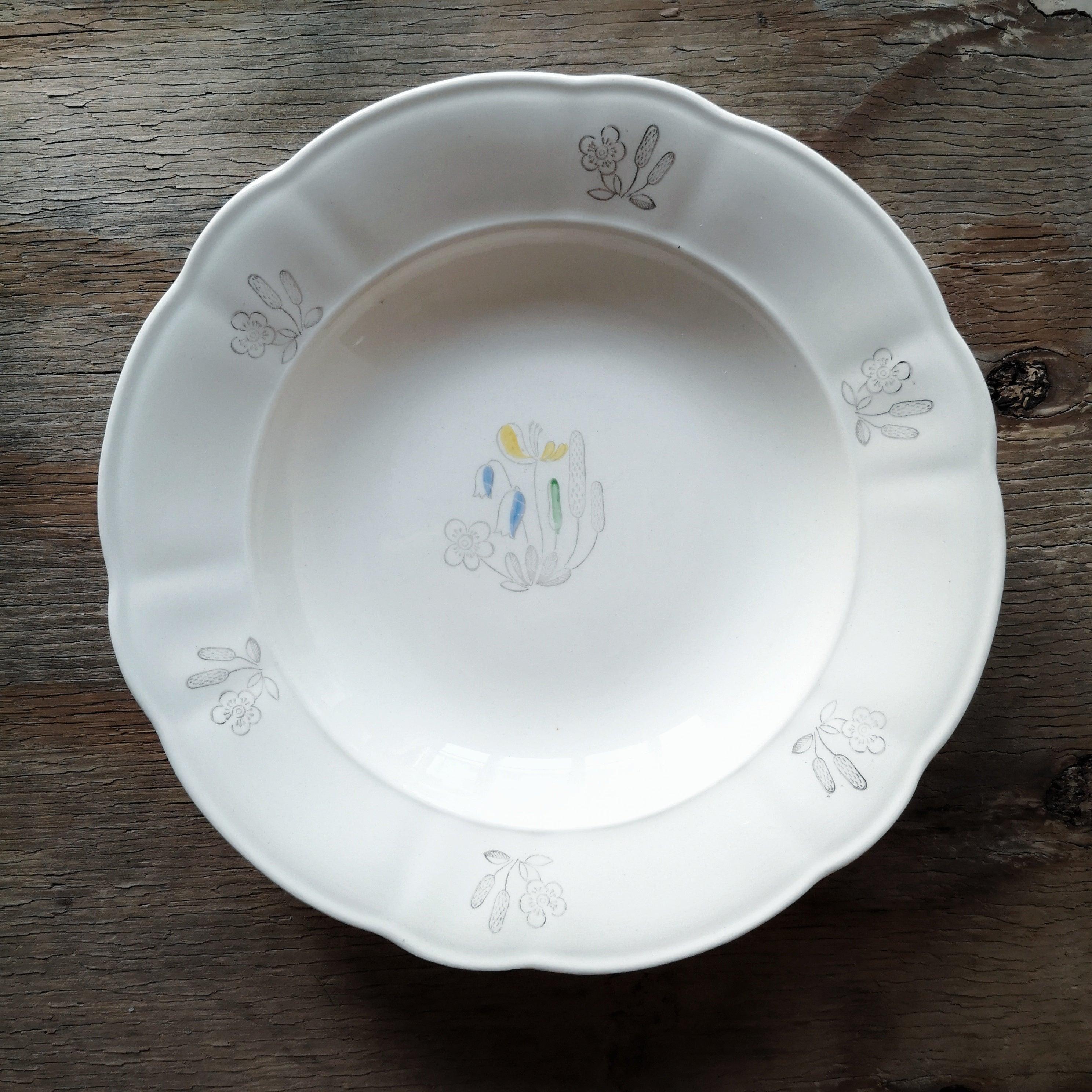 Rrstrand | Vintage plate ロールストランド Blomster ヴィンテージ深皿5