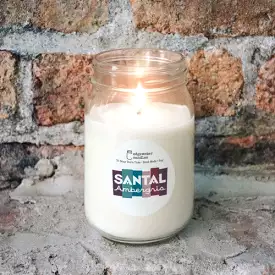 Santal Ambergris Candle