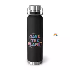 Save The Planet Copper Vacuum Insulated Bottle, 22floz