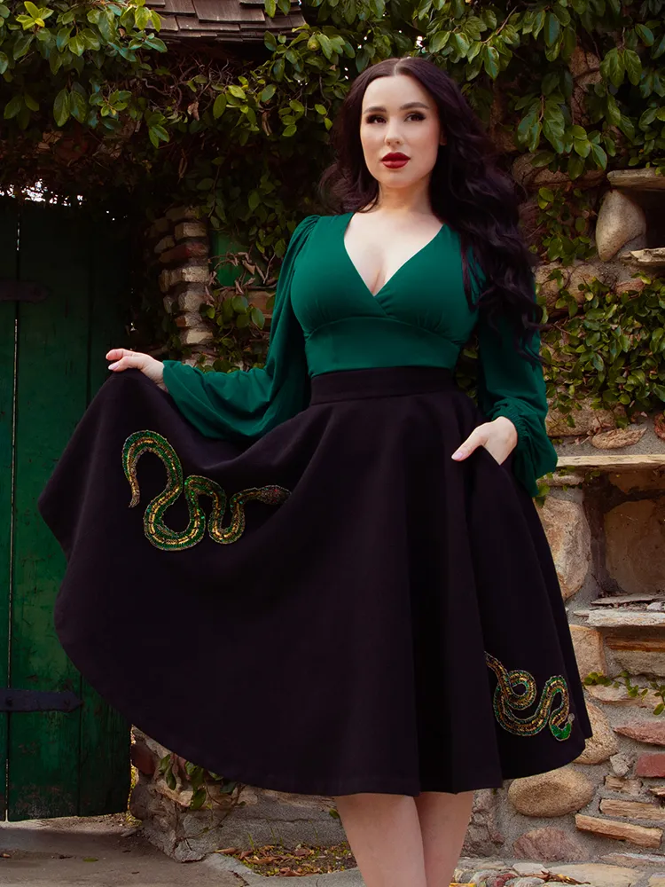 Serpent Swing Skirt