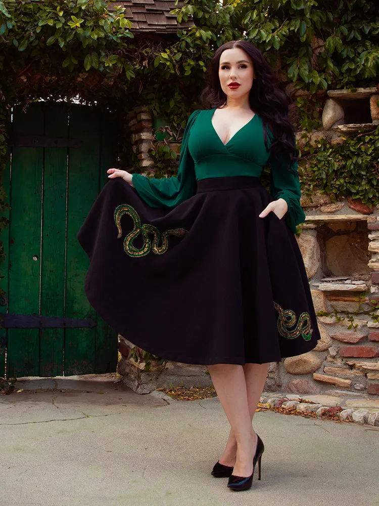 Serpent Swing Skirt