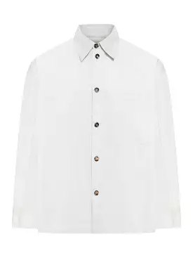 Silk and cotton shirt