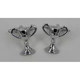 SILVER CUP CUFFLINK   F 2502