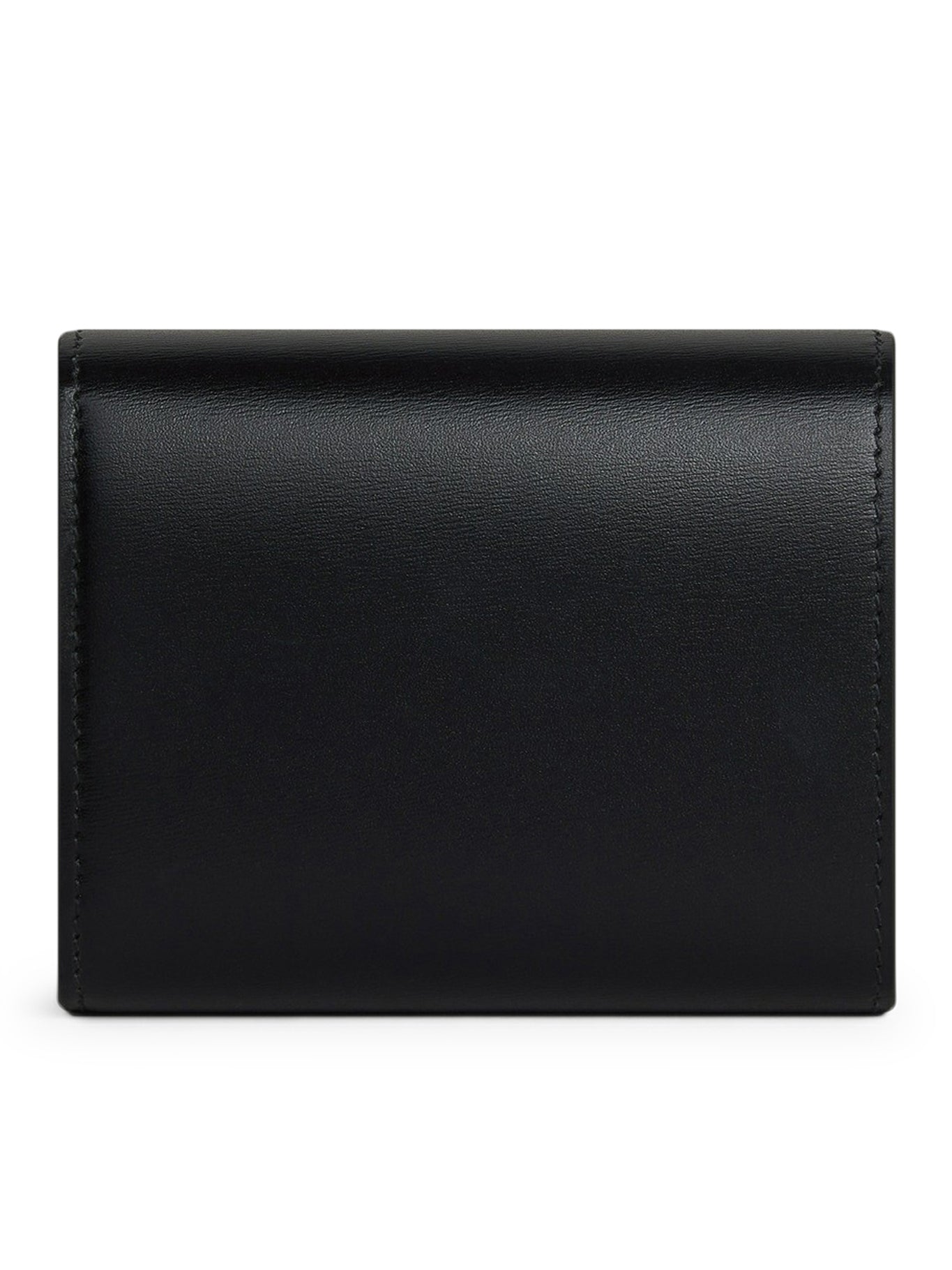 SMALL TRIOMPHE WALLET IN GLOSSY CALFSKIN