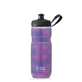 Sports Insulated Water Bottle 24 oz FlyDye Blackberry by Polar Bottle Made in USA