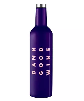 Stainless Steel Wine Bottle - Damn Good Wine