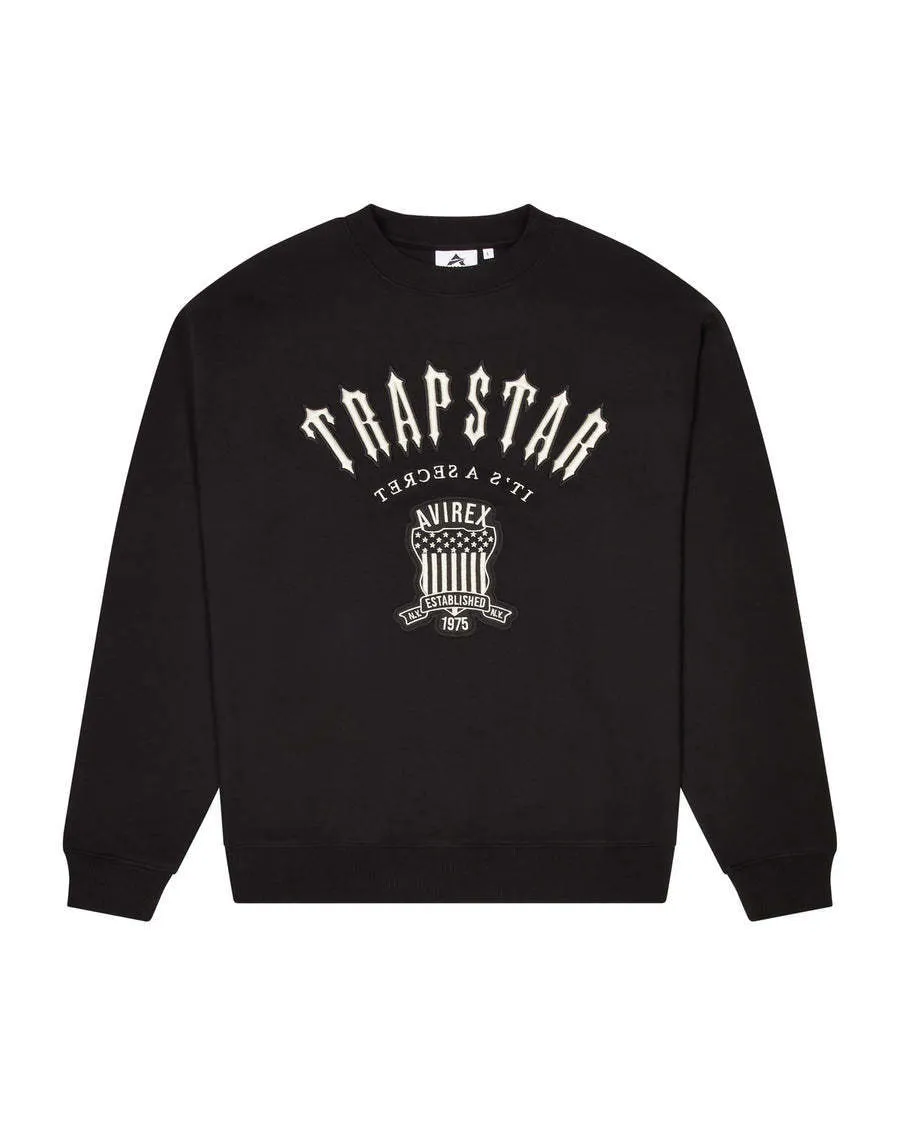 Trapstar London  |Crew Neck Street Style Long Sleeves Plain Cotton Logo