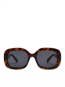 TRIOMPHE 10 SUNGLASSES IN RED HAVANA ACETATE