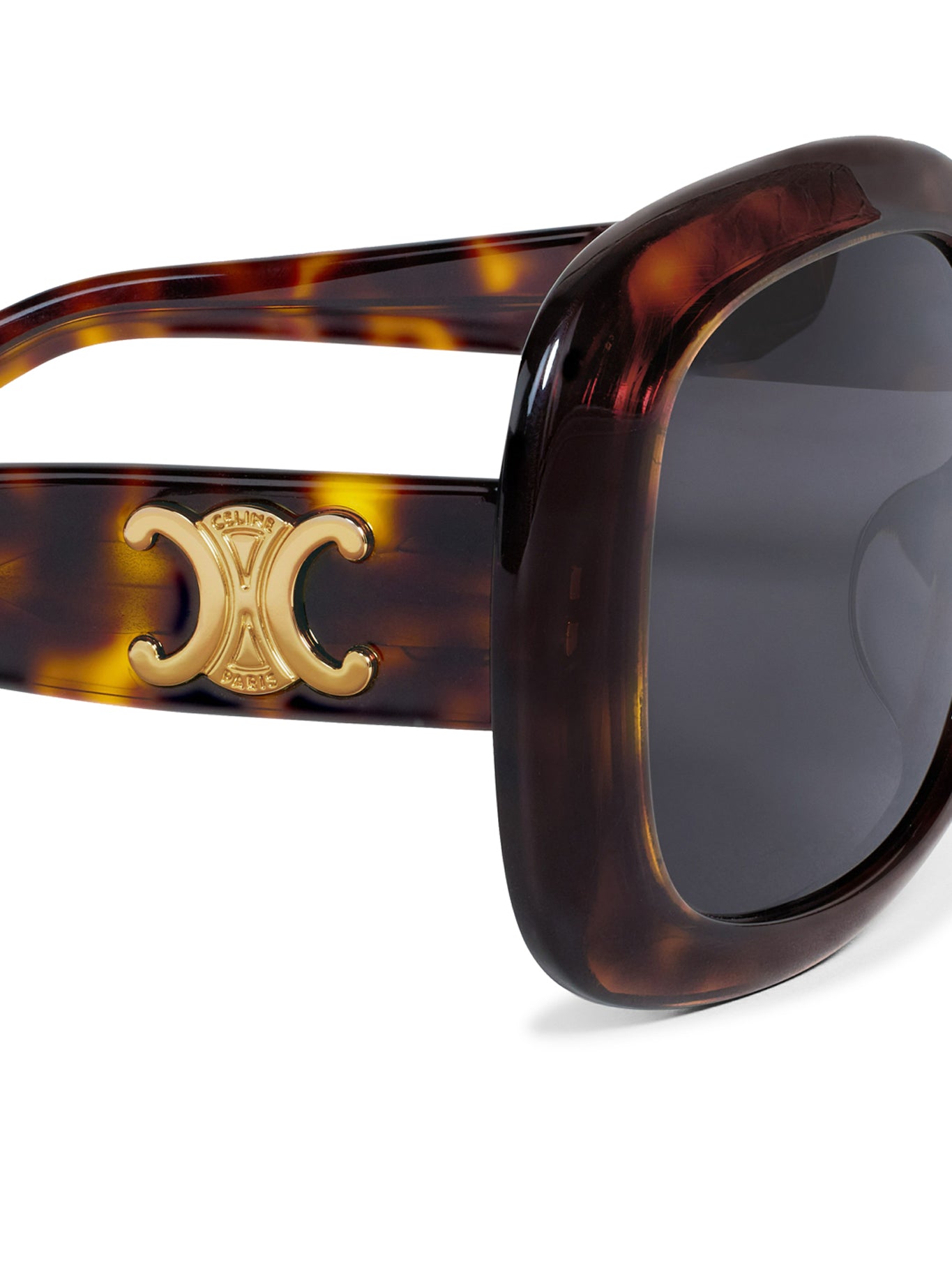 TRIOMPHE 10 SUNGLASSES IN RED HAVANA ACETATE