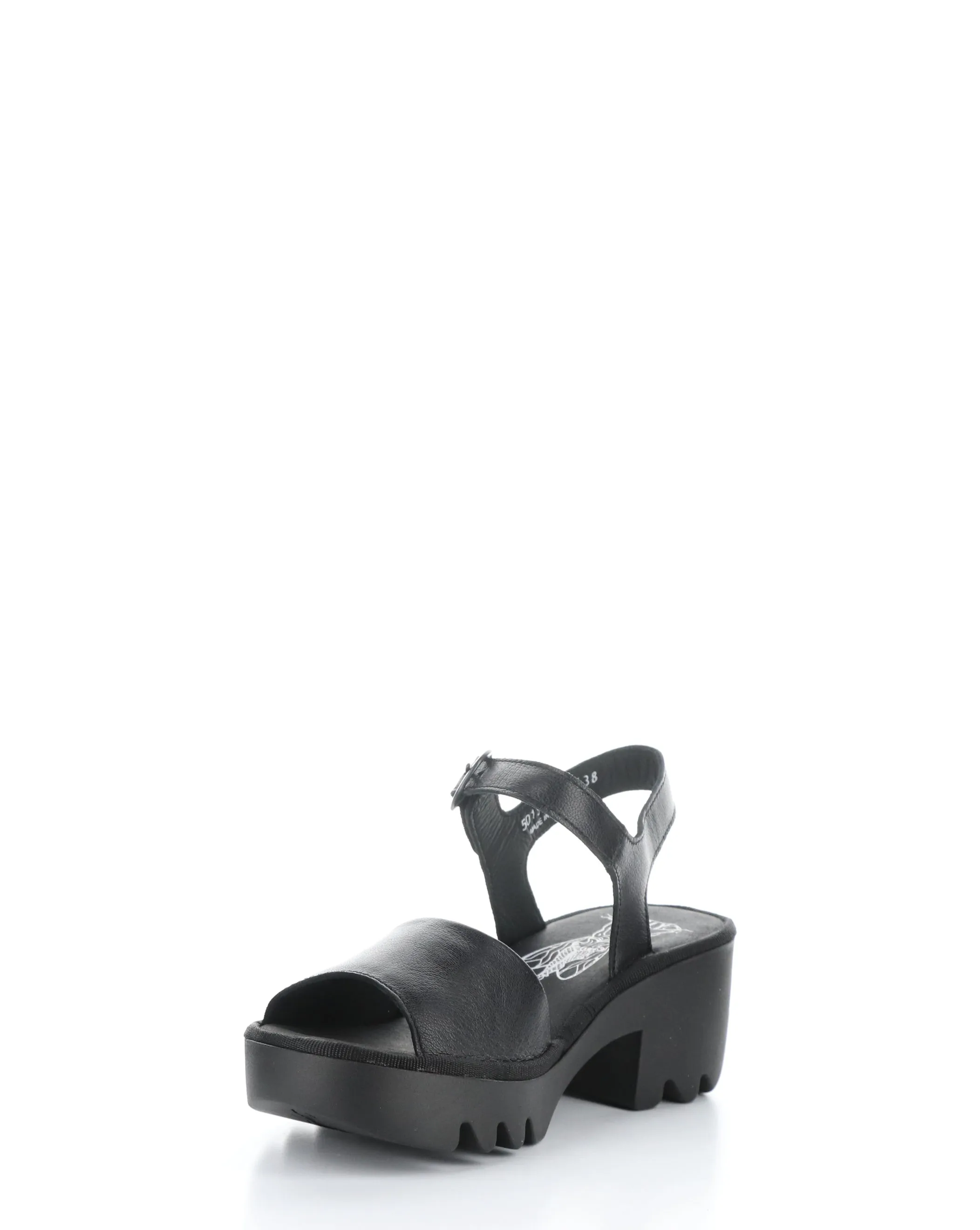 TULL503FLY 000 BLACK Velcro Sandals