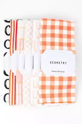 Valentine's Geometry House Towels