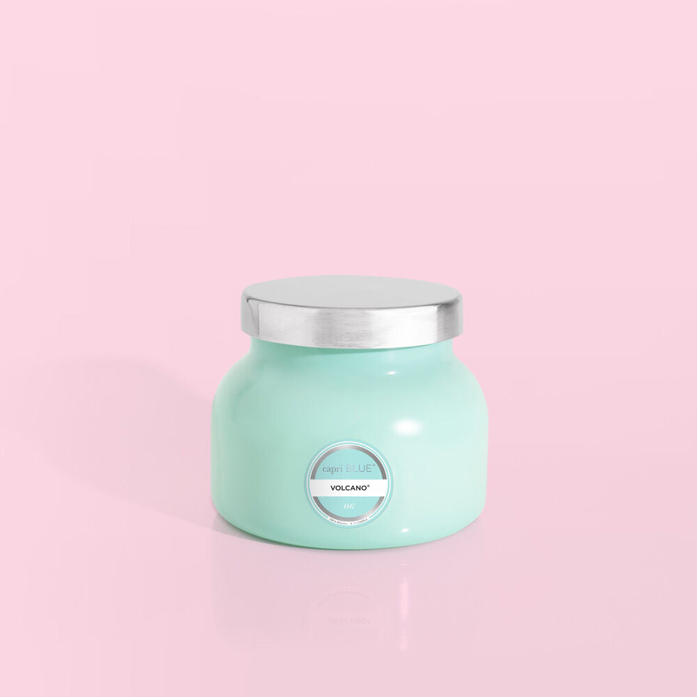 Volcano Aqua Petite Signature Jar by Capri Blue