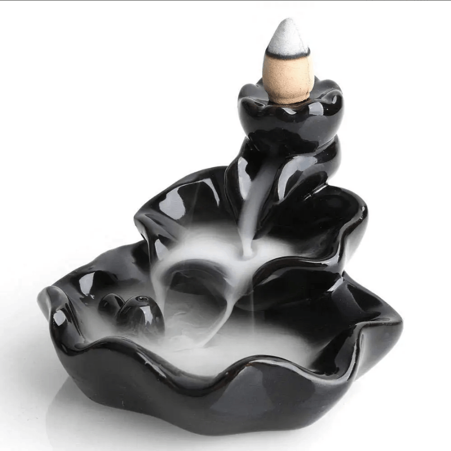 Waterfall Incense Burner - Lotus