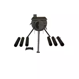 Wood Burning Curved Outdoor Expedition Overland Camping Cooking Stove