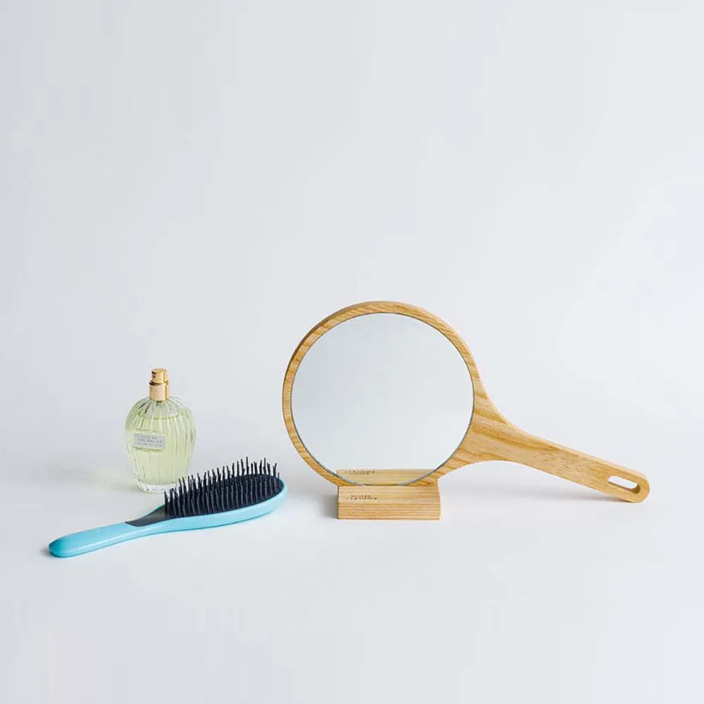 Wooden Hand Mirror